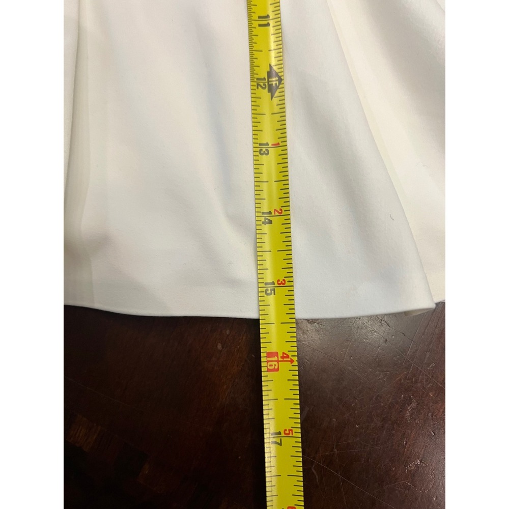 Antonio Melani White Pleated Tennis Skort Athletic Golf Skirt XL Sporty Trendy - Picture 6 of 6